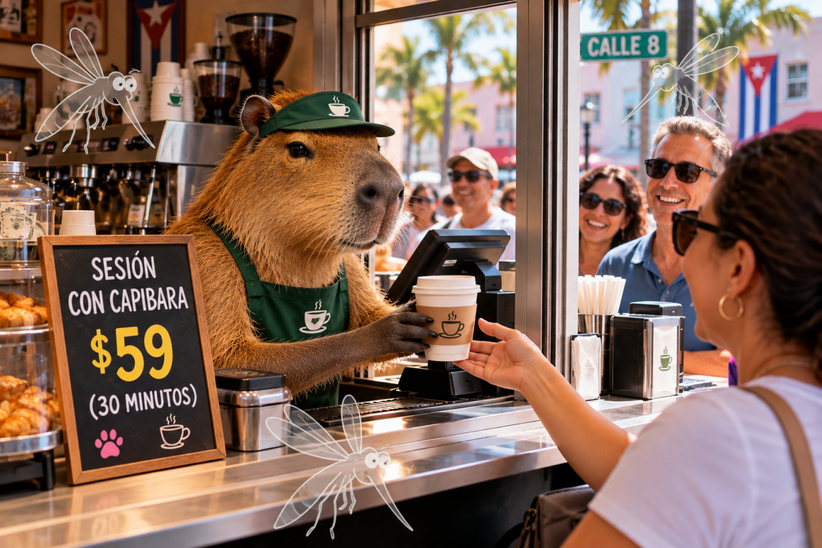 UN CAFÉ SIN CAFÉ… ¡PERO CON RATAS GIGANTES!