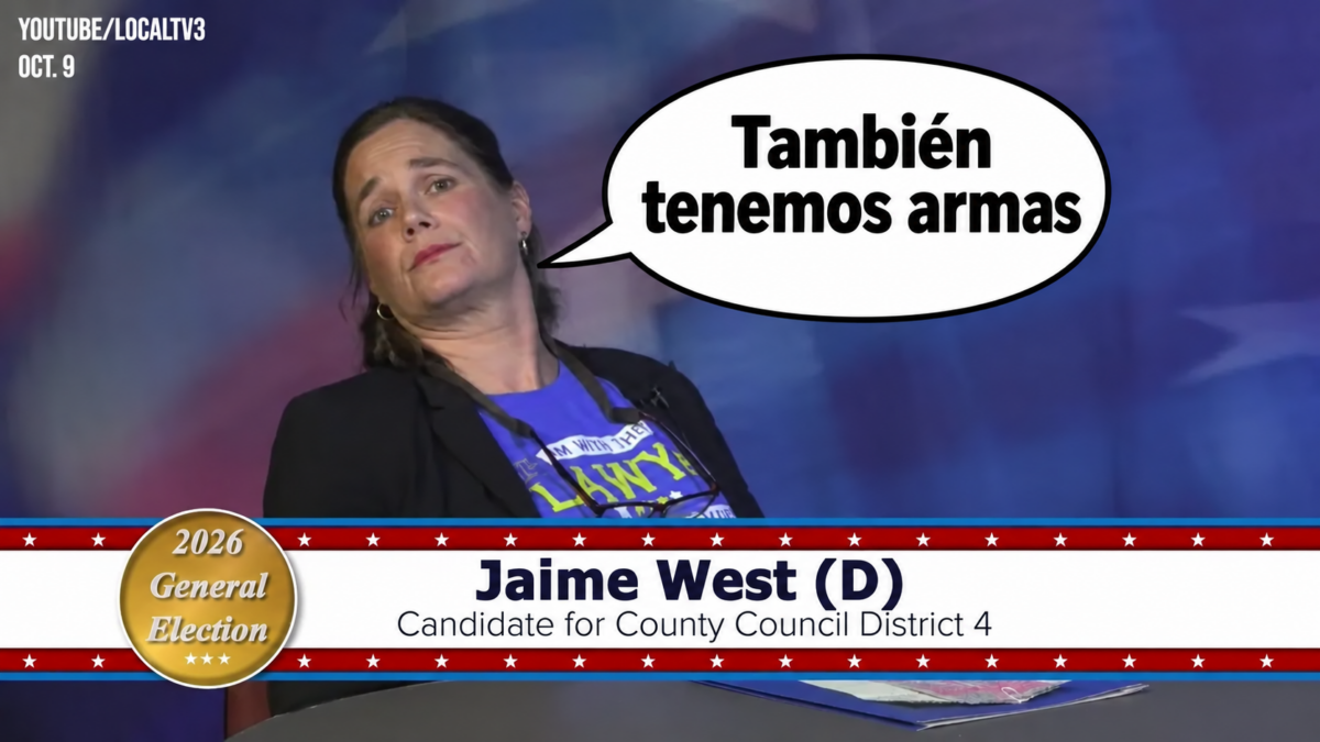 Candidata demócrata se vuelve loca